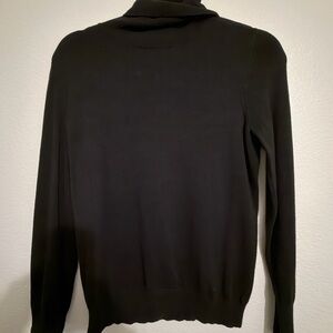 Ann Taylor Elegant Black Knit Top
